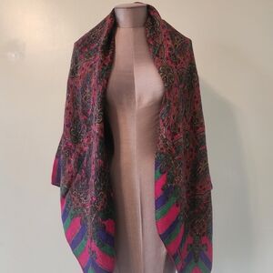 Colorful Paisley Shawl